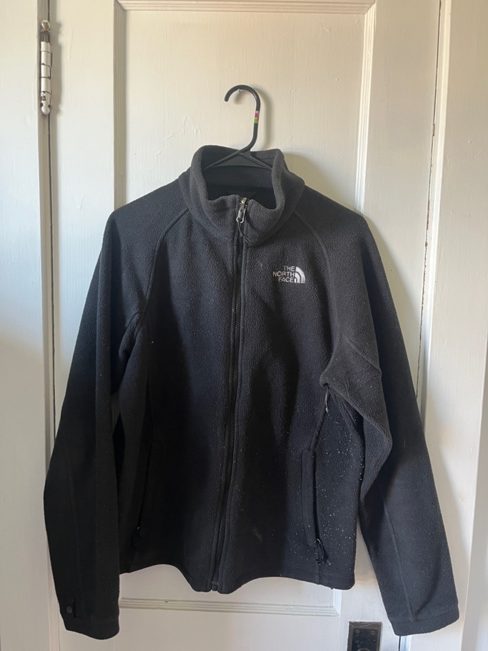 The North Face Black Full Zip Polar Fleece Jacket